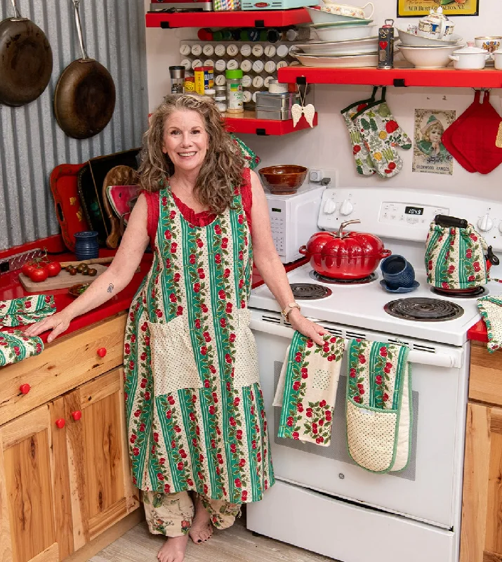 Cheery Cherry Farmhouse Apron