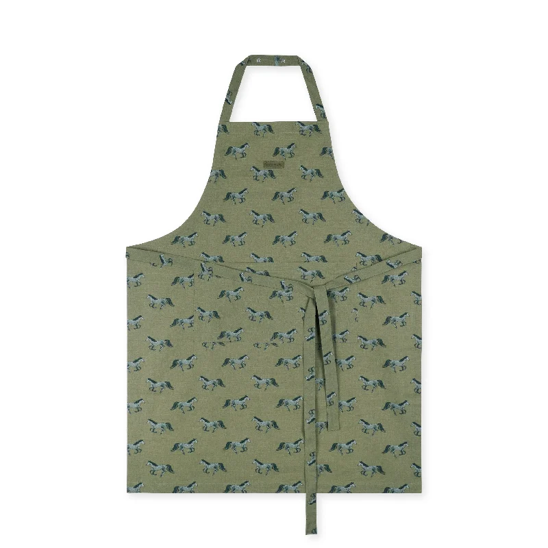 Grey Horse Adult Apron