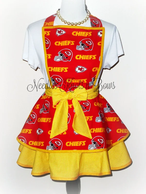 Kansas City Chiefs Womens Football Apron