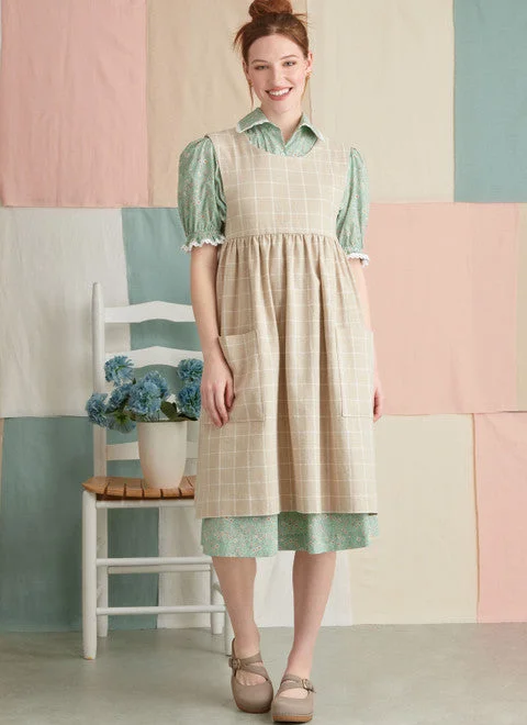 Simplicity Dress & Pinafore Apron S9835