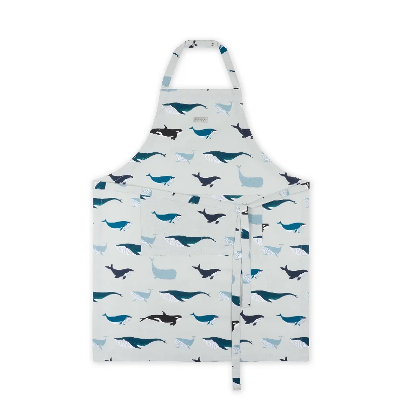 Whales Adult Apron