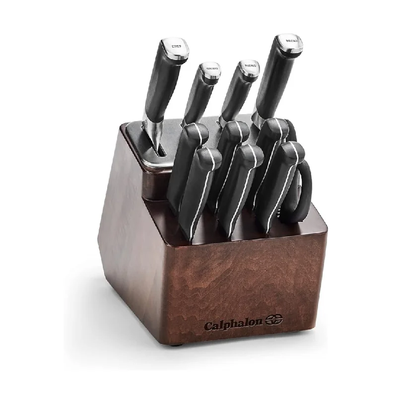 12-Piece Calphalon Carbon Steel Kitchen Knife Set