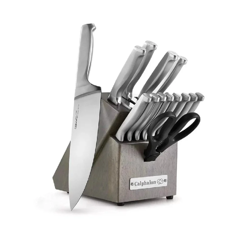 15-Piece Calphalon Kitchen Knife Set with Self-Sharpening Block