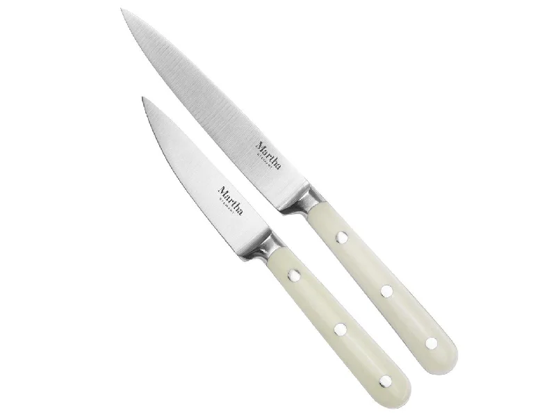 12906202, Martha Stewart, 2Pc Stainless Steel Cutlery Set