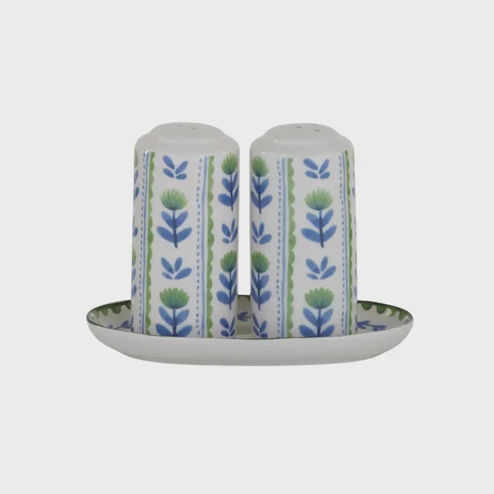 Indigo Ceramic 3pc S&P Set