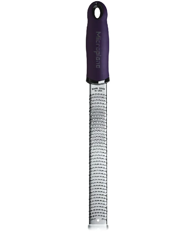 Microplane Premium Classic Fine Grater Zester, Eggplant