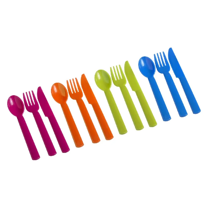 PREMIER 12PCS CUTLERY SET ASST (BLUE/PINK/ORANGE) - 1206305