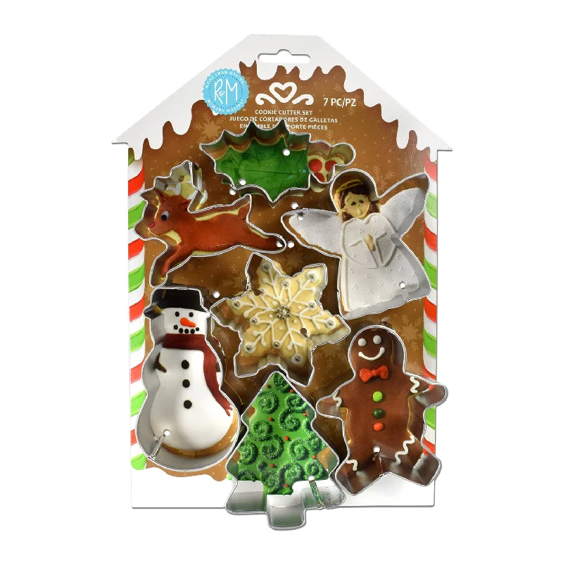 R&M International 7 Piece Christmas Cookie Cutter Set