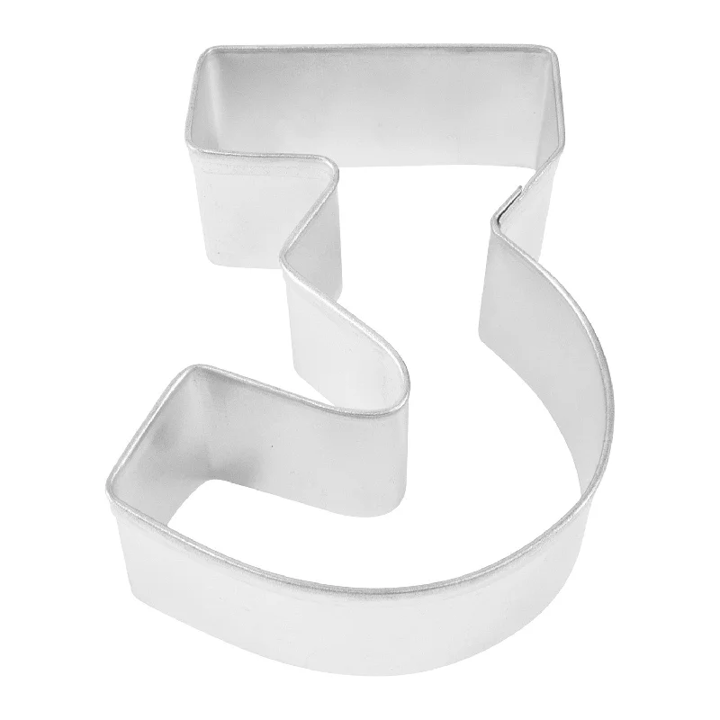 R&M International Number 3 Cookie Cutter