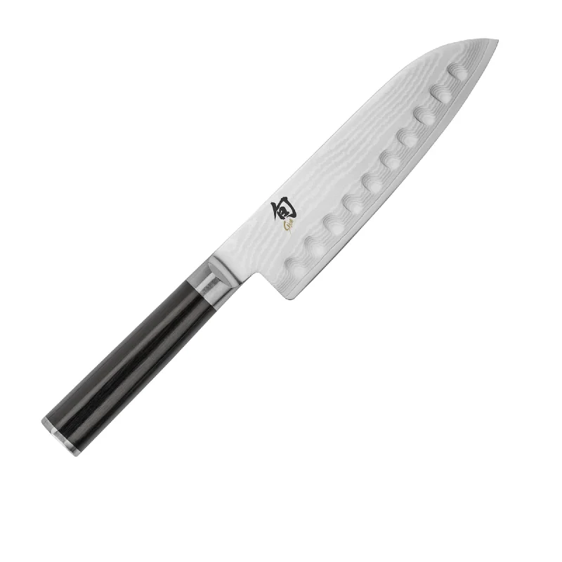 Shun Classic Scalloped Santoku Knife 18cm