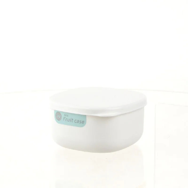 Storage Case (PP/Microwave-Safe/With Lid/Fruits/10.2x10.2cm / 340mL)