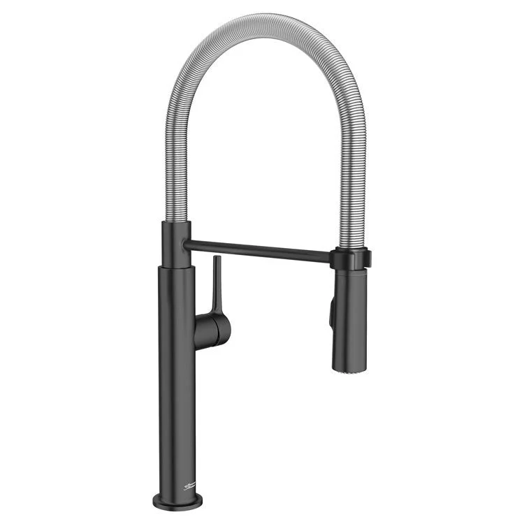 Studio S Semi-Pro Single Handle Pull-Down Dual-Spray Kitchen Faucet - Matte Black