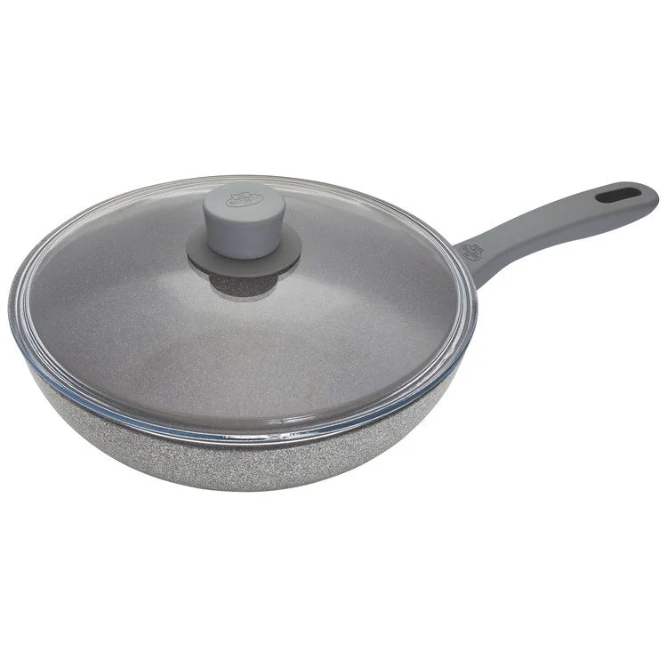 Parma Plus 11" Nonstick Aluminum Stir Fry Pan with Lid