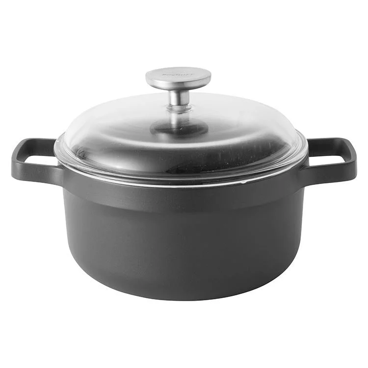 Gem Cast Alum 8" Non-Stick Covered Casserole 3-Quart