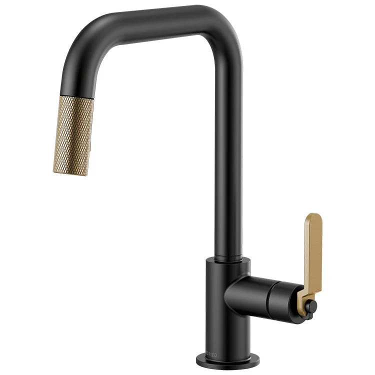 Litze Single Handle Pull Down Faucet with Square Spout/Industrial Handle