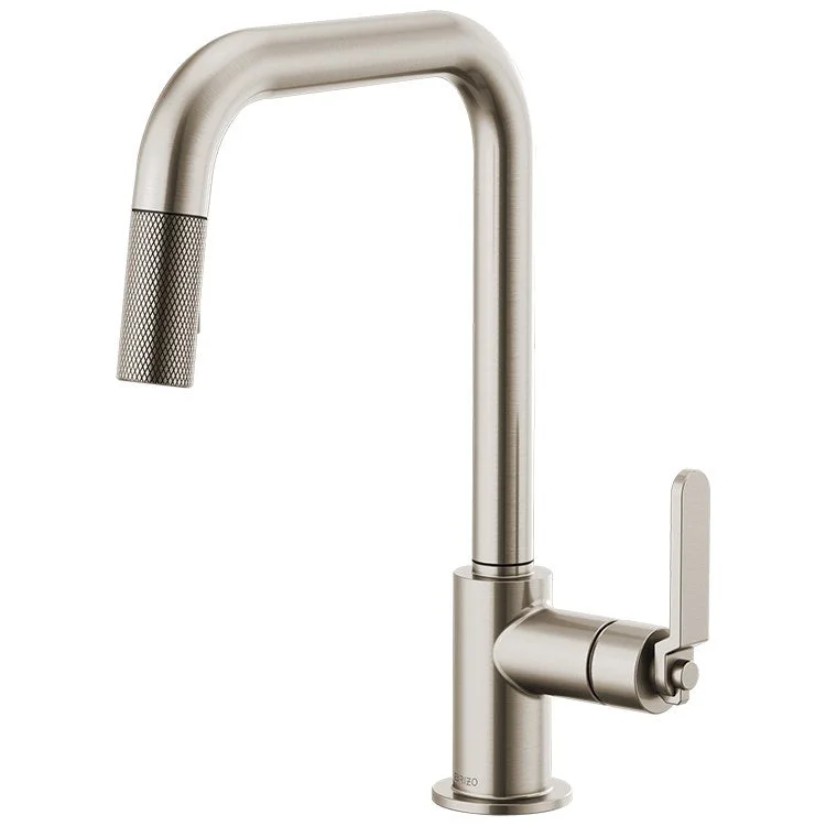 Litze Single Handle Pull Down Faucet with Square Spout/Industrial Handle