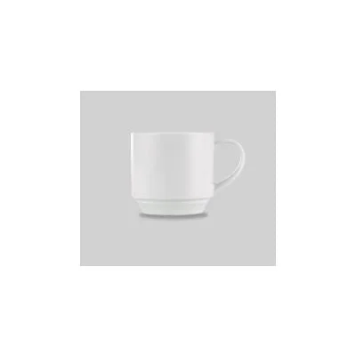 Churchill Art de Cuisine 7.5 Oz Stacking Cup, White 6 /Case - ZCA POST1