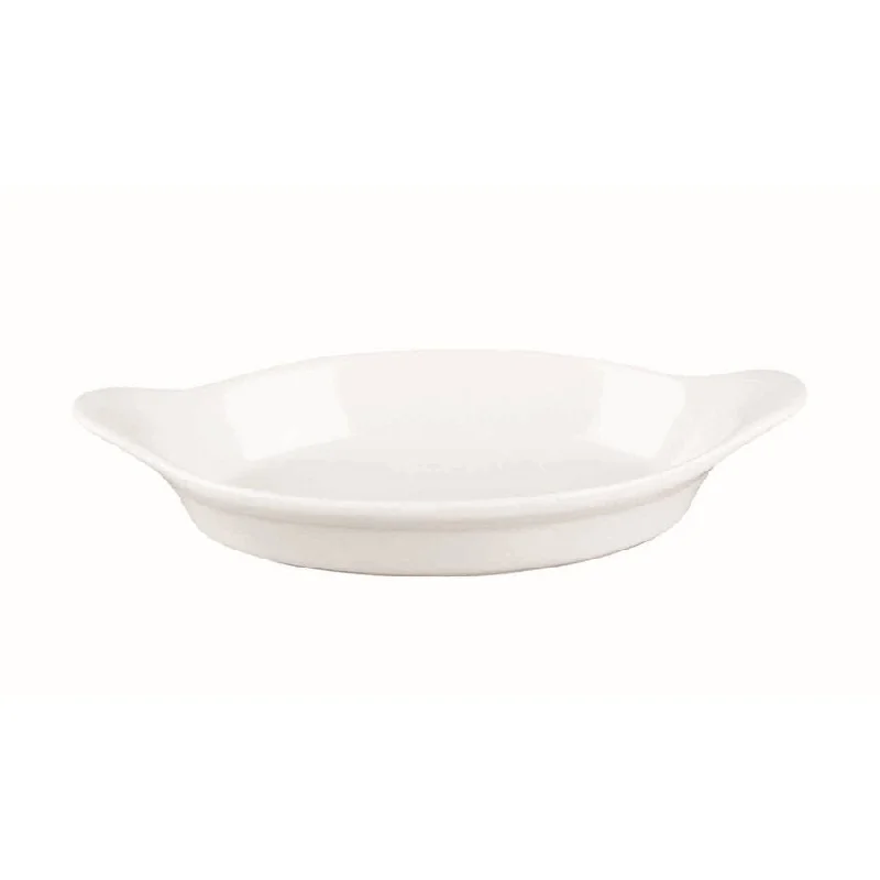 Churchill Cookware 9 Oz Eared Dish, White, 6 /Case - WHCWSOEN1