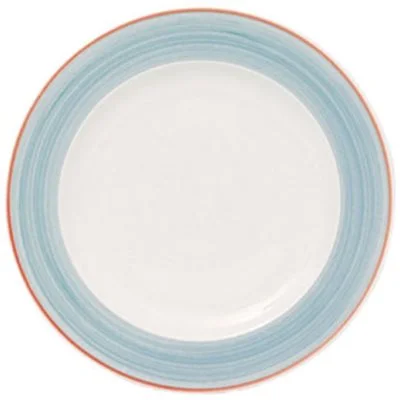 Continental Cosmo 10" Wide Rim Plate, Blue 24 /Case