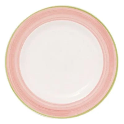 Continental Cosmo 11.5" Wide Rim Plate, Pink 12 /Case