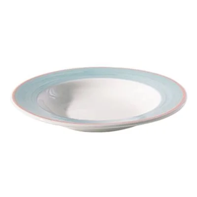 Continental Cosmo 11 Oz Rim Soup Plate, Blue 24 /Case