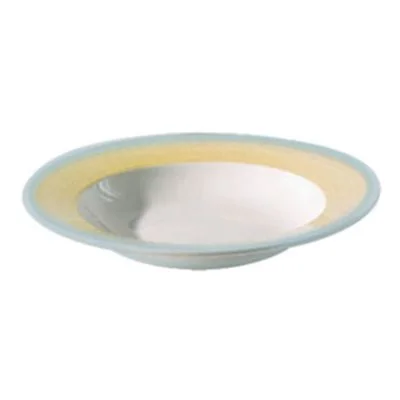 Continental Cosmo 11 Oz Rim Soup Plate, Yellow 24 /Case