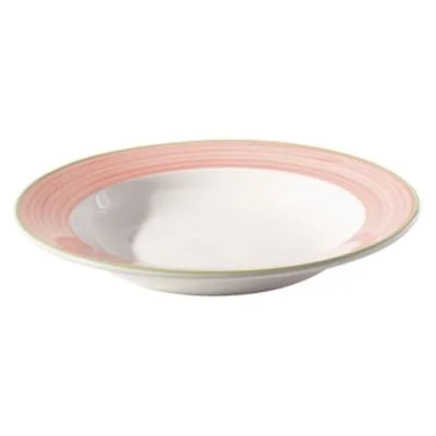 Continental Cosmo 11 Oz Soup Plate, Pink 24 /Case