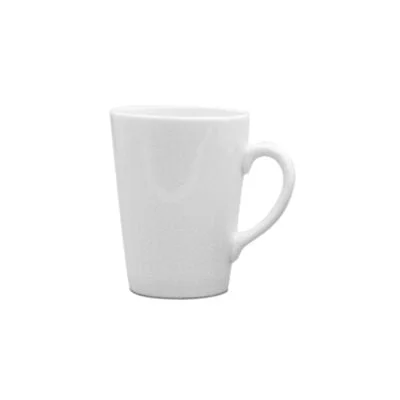 Continental Plain White 10 Oz Café Euro Mug 24 /Case