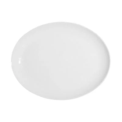 Continental Plain White 11" Coupe Oval Platter 12 /Case