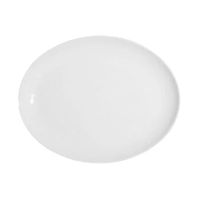 Continental Plain White 12" Coupe Oval Platter 12 /Case