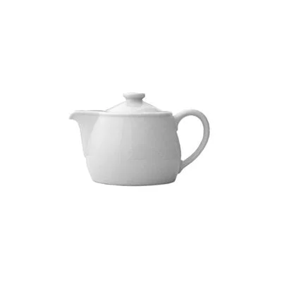 Continental Plain White 18 Oz Tea Pot & Lid, 4 /Case