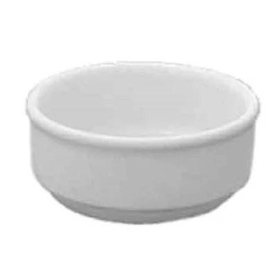 Continental Plain White 3.75" Butter Dish 24 /Case