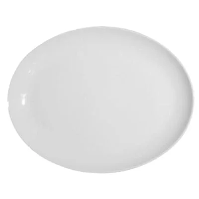 Continental Plain White 9" Coupe Oval Platter 12 /Case