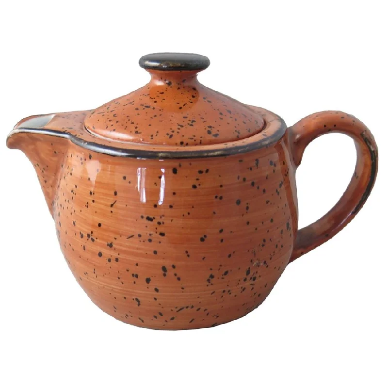 Continental Rustics 0.50 Litre Tea Pot & Lid, Terracotta, 4 /Case