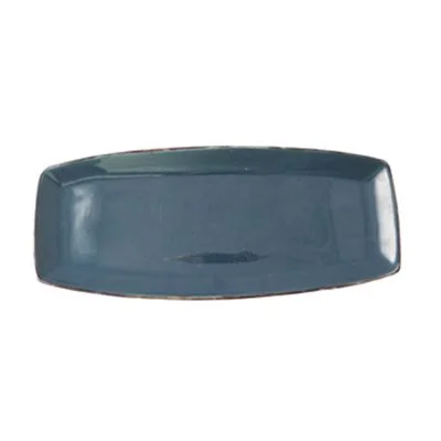 Continental Rustics 14.5" x 6" Curve Platter, Blue 12 /Case