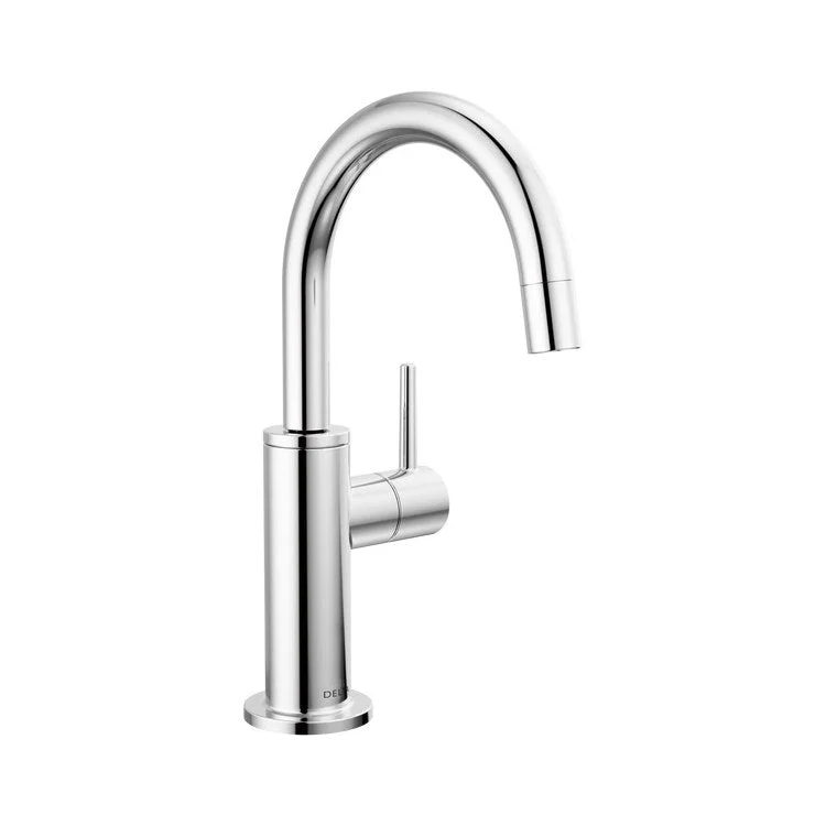 Beverage Faucet Contemporary Cold Water Only with Air Gap 1 Lever ADA Chrome