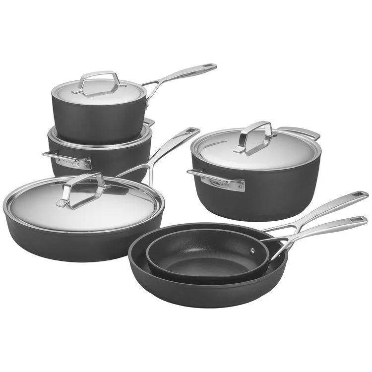 AluPro Ten-Piece Nonstick Aluminum Cookware Set