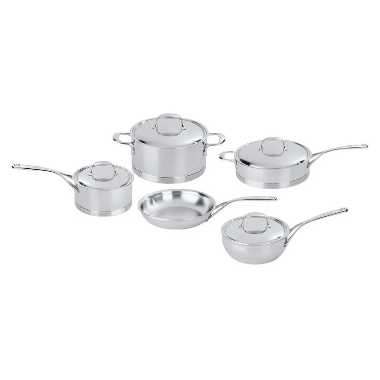 Atlantis Nine-Piece Stainless Steel Cookware Set