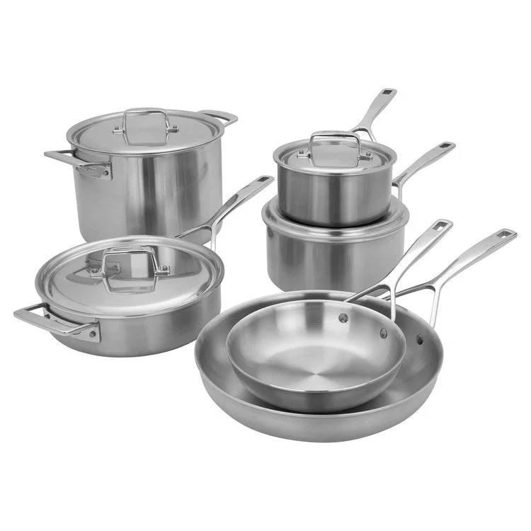 Essential 5-Ply Ten-Piece Stainless steel Cookware Set