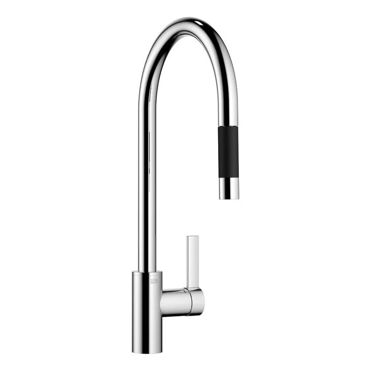 Kitchen Faucet Tara with Spray Function Polished Chrome 1 Pull Down Lever ADA