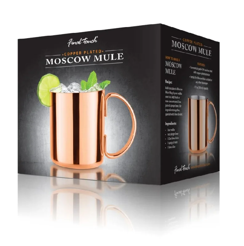 Final Touch 500 ml Moscow Mule Mug, Copper Plated