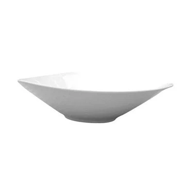 Fine Bone China William 32 Oz Triangle Bowl, White, 4 /Case