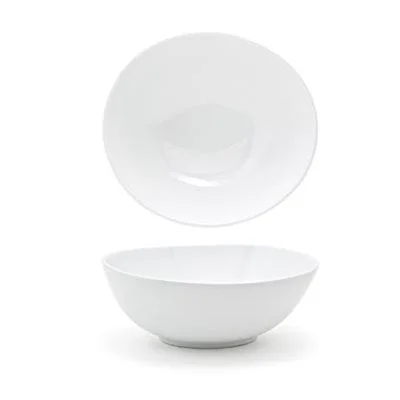 Front Of The House Ellipse 36 Oz Oval Tall Bowl, White 6 /Case