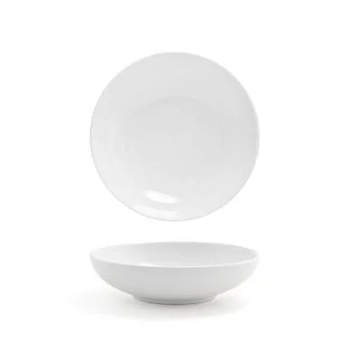 Front Of The House Harmony 10 Oz Low Round Bowl, White 12 /Case