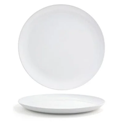 Front Of The House Harmony 15" Round Platter, White 2 /Case