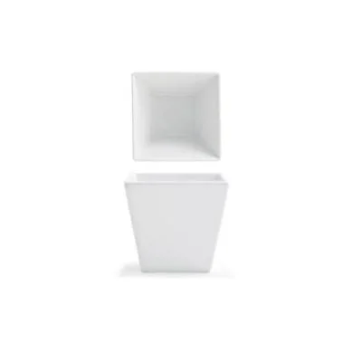 Front Of The House Kyoto 14 Oz Tall Square Bowl, White 12 /Case