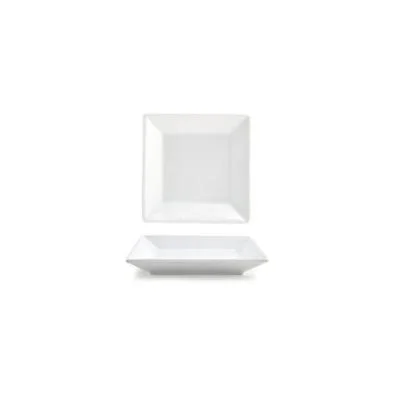 Front Of The House Kyoto 5" Square Plate, White 12 /Case