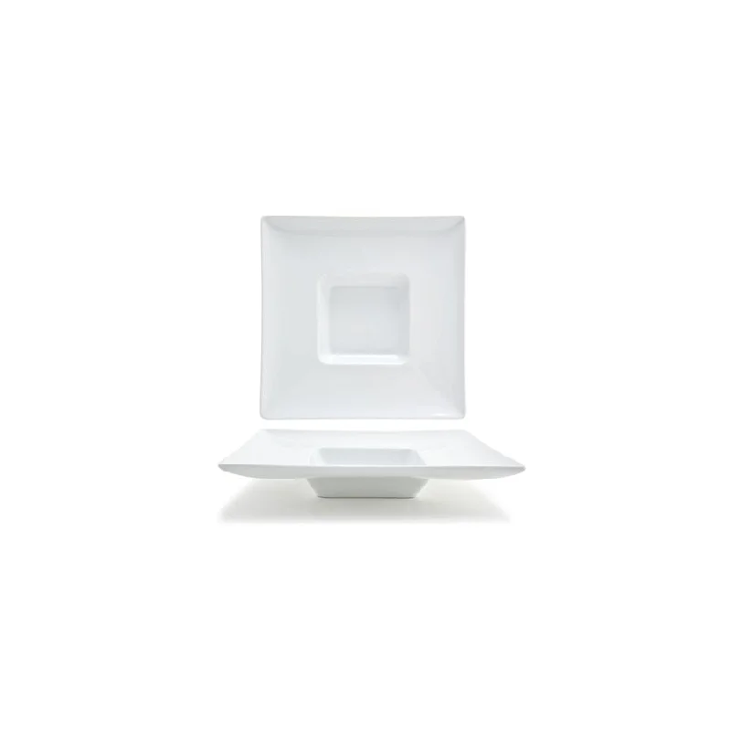 Front Of The House Mod 8 Oz Wide Rim Square Bowl, White 6 /Case