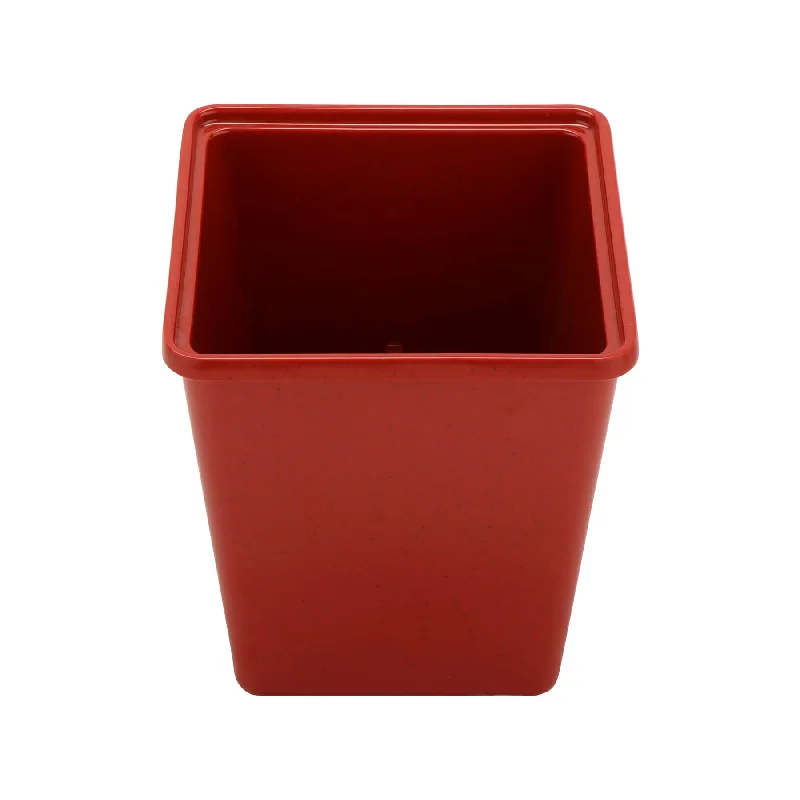 G.E.T. 3 Qt Square Melamine Salad Crock, Red*