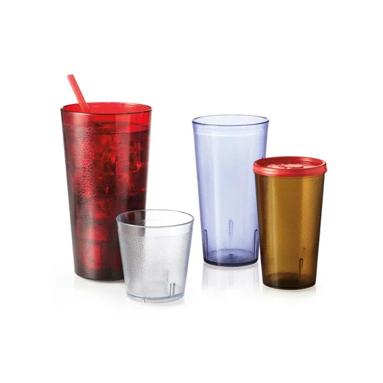 GET 5 Oz Textured Plastic Tumbler, Blue